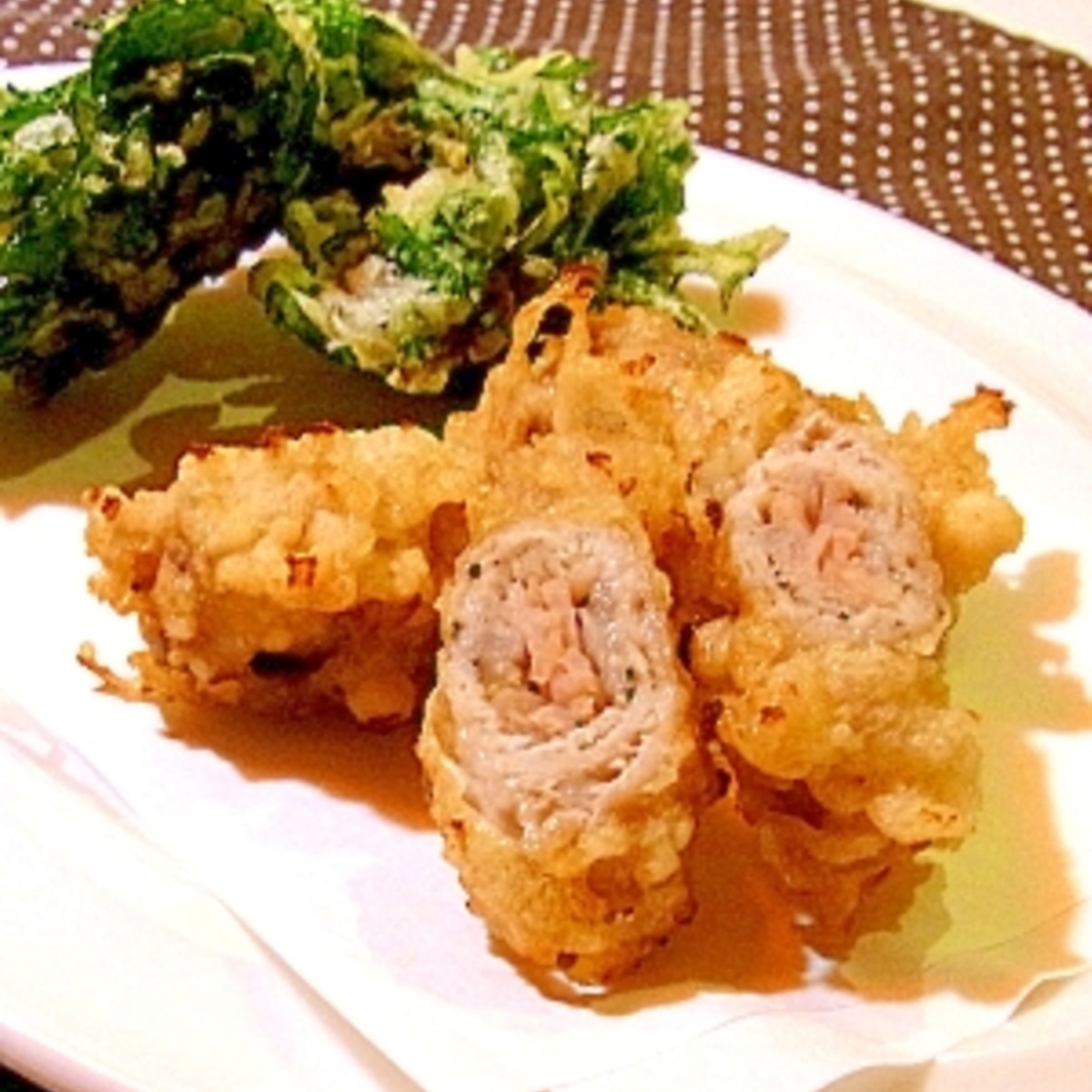 紅生姜入りくるくる豚肉の天ぷら レシピ 作り方 By メリッコ 楽天レシピ